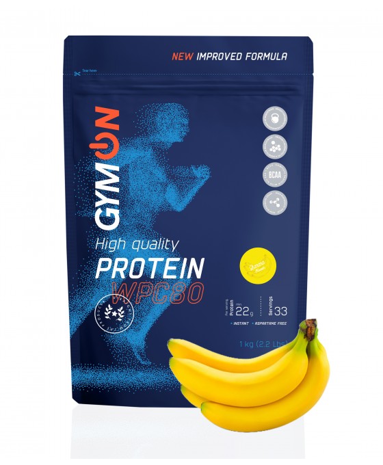 Banana flavoured protein shake